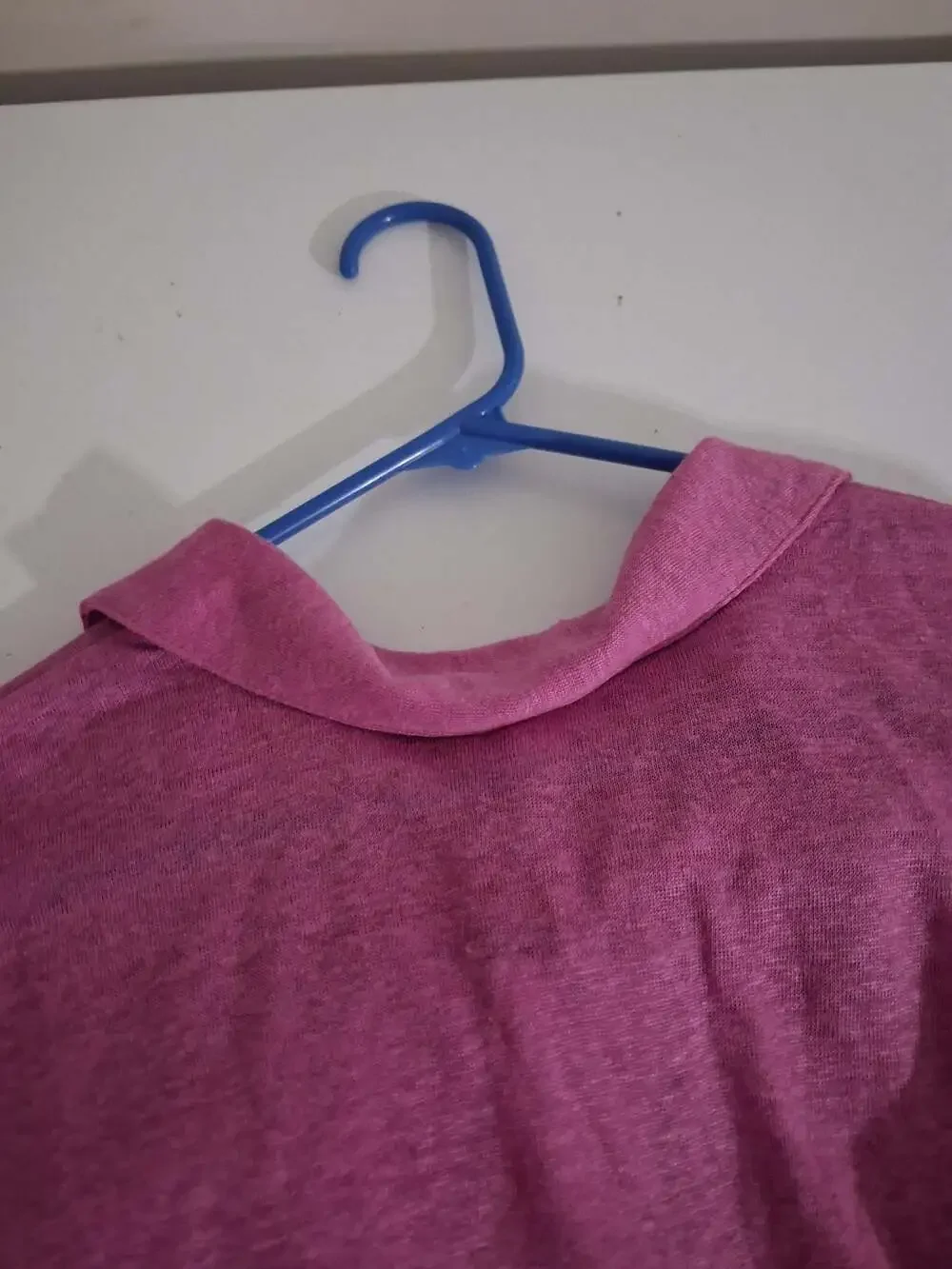 J. Jill Love Linen Long Sleeve Button Down Shirt in Wild Orchid - Picture 7 of 7